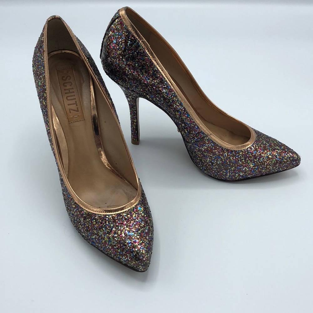 Schutz Delila Glitter Pumps